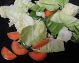 お弁当にも♡おさかなソーセージと野菜炒め作り方3写真