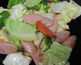 お弁当にも♡おさかなソーセージと野菜炒め作り方5写真
