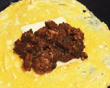 残ったカレーでチーズオムレツとおにぎり作り方5写真