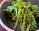 塩ゆずでシンプル❀菜の花のお浸し作り方1写真