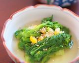 塩ゆずでシンプル❀菜の花のお浸し作り方6写真