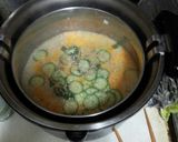 血管プラークダイエット食214（蟹雑炊）作り方2写真