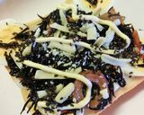 リメイク❀ひじき煮×茹で卵のトースト作り方6写真