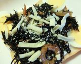 リメイク❀ひじき煮×茹で卵のトースト作り方5写真