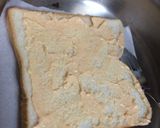 朝ごはん 胡桃と明太子トースト作り方2写真