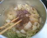 白菜 豆腐 挽き肉の 煮物 ~肉豆腐風~作り方4写真