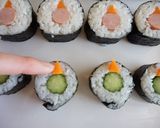 節分キャラ弁♪赤鬼巻きと青鬼巻き♥作り方8写真