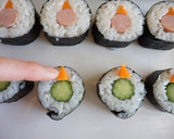節分キャラ弁♪赤鬼巻きと青鬼巻き♥作り方8写真