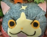 妖怪ウォッチ☆フユニャン☆キャラ弁作り方4写真