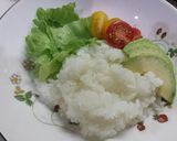 カフェランチ♡照り焼きソースでロコモコ丼作り方4写真