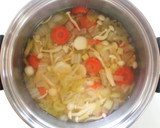 いろいろ野菜の蓮根すり流しスープ作り方4写真