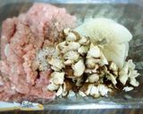 油揚げの肉すり身椎茸詰め作り方1写真