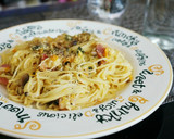 かぼちゃの“わた” de クリームパスタ作り方5写真