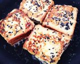 香ばしい♡黒胡麻餡子のフレンチトースト作り方7写真