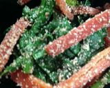 ほうれん草と人参のすりゴマあえ作り方5写真