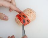 節分簡単キャラ弁レシピ！鬼さんおにぎり作り方3写真