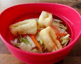 レンジでつくる、ポカポカしょうがうどん作り方3写真