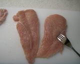 胸肉の酒蒸し（電子レンジ使用）作り方2写真