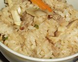 オージービーフとごぼうの炊き込みご飯作り方6写真