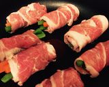 残ってる焼肉のたれで。お弁当に豚の野菜巻作り方4写真