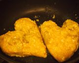 バレンタインディナー♡鶏ごぼうハンバーグ作り方5写真