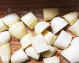 じゃがいもと牛肉の甘辛オイスター炒め☆作り方1写真