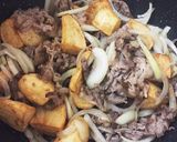 じゃがいもと牛肉の甘辛オイスター炒め☆作り方9写真