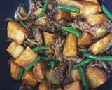 じゃがいもと牛肉の甘辛オイスター炒め☆作り方11写真