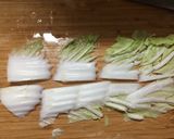 白菜と厚揚げのあっさり卵とじ♪作り方1写真