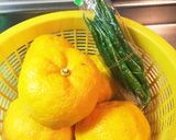自家製☆完熟柚子胡椒。作り方1写真