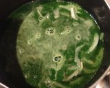 ほうれん草と鱈のポタージュ風スープ作り方8写真
