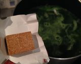 ほうれん草と鱈のポタージュ風スープ作り方9写真