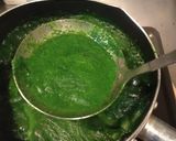 ほうれん草と鱈のポタージュ風スープ作り方11写真