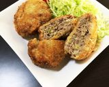 サクッとジューシー!手作りメンチカツ作り方9写真