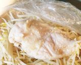 簡単!柔らか鶏胸肉ともやしのネギダレ作り方7写真
