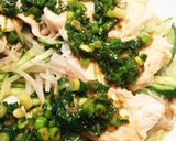 簡単!柔らか鶏胸肉ともやしのネギダレ作り方19写真