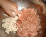 生姜みそレシピ②お豆腐と鶏のつくね風作り方1写真