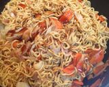 魚肉ソーセージの焼きそば作り方4写真