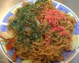 魚肉ソーセージの焼きそば作り方5写真