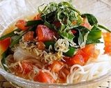 冷奴～カリカリじゃこニラトマトだれ～作り方7写真