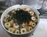 簡単♪ 竹輪 豆腐 ワカメの お吸い物！作り方5写真