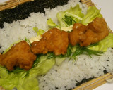 節分☆恵方巻！太巻き寿司♪鶏唐揚げ作り方4写真