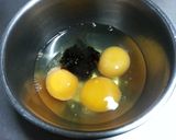 海苔の佃煮で♪絶品厚焼きたまご作り方1写真