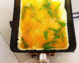 お弁当のおかずに☆キヌサヤの出し巻き卵☆作り方3写真