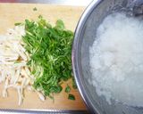 油揚げと豆苗のみぞれ鍋風にゅうめん作り方2写真