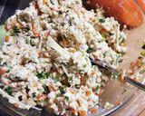 大豆たんぱくたっぷり、油揚げでがんも風作り方7写真