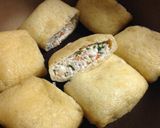 大豆たんぱくたっぷり、油揚げでがんも風作り方8写真