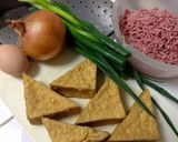 厚揚げのミンチはさみ煮作り方1写真