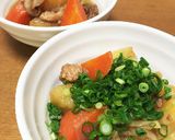 生姜香るこってり肉じゃが。ネギだく!作り方4写真