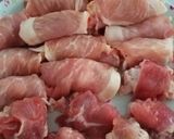 薄切り肉で☆揚げない酢豚作り方3写真